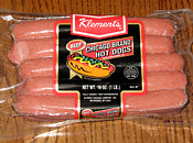 Klement's Beef Chicago Brand Hot Dogs