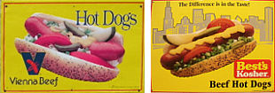 Examples of Hot Dog Signs